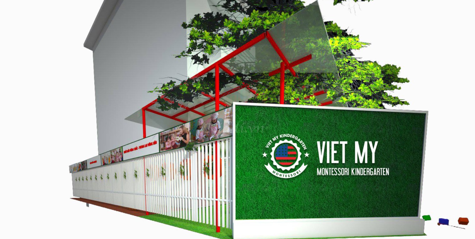 Trường mầm non song ngữ Việt Mỹ Montessori tại Hà Nội.