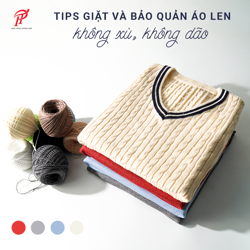 Cách giặt áo len không xù lông, bảo quán áo luôn bền đẹp